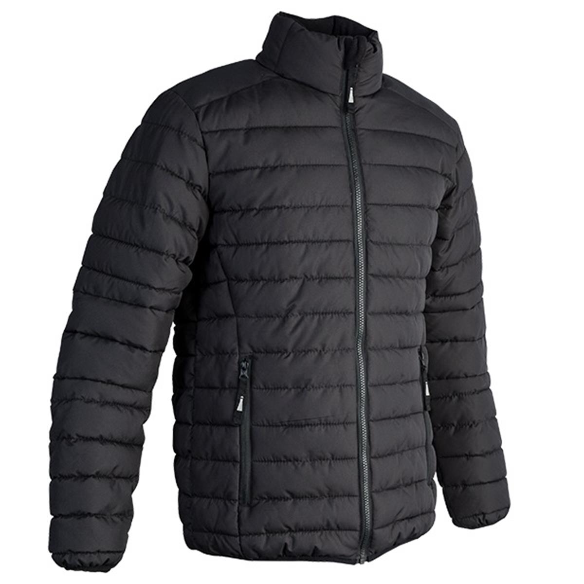 Hudson Unisex Puffer Jacket - Black - Front