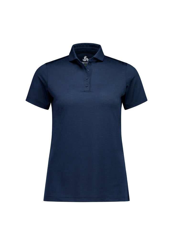 Phoenix Womens Short Sleeve Polo - Navy - Front