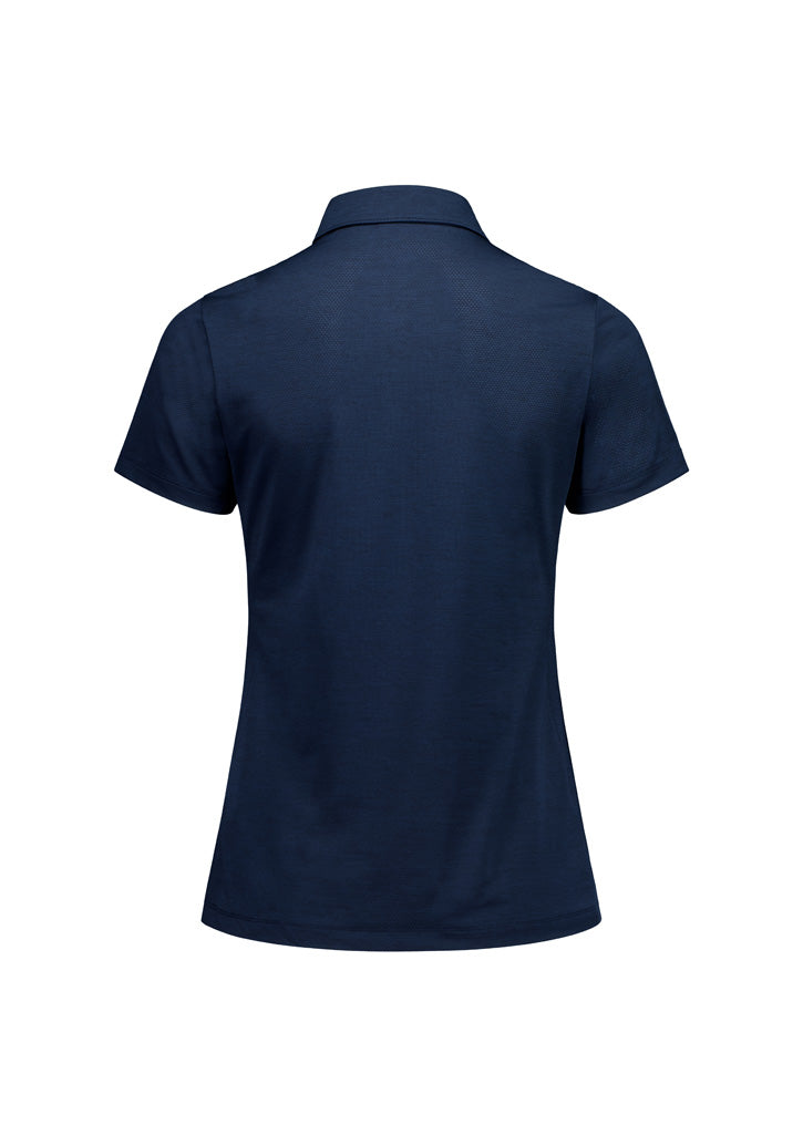 Phoenix Womens Short Sleeve Polo - Navy - Back