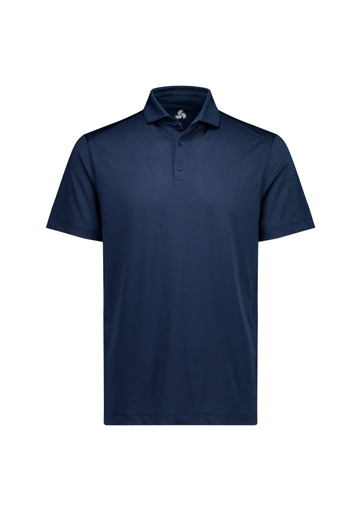 Phoenix Mens Short Sleeve Polo - Navy - Front
