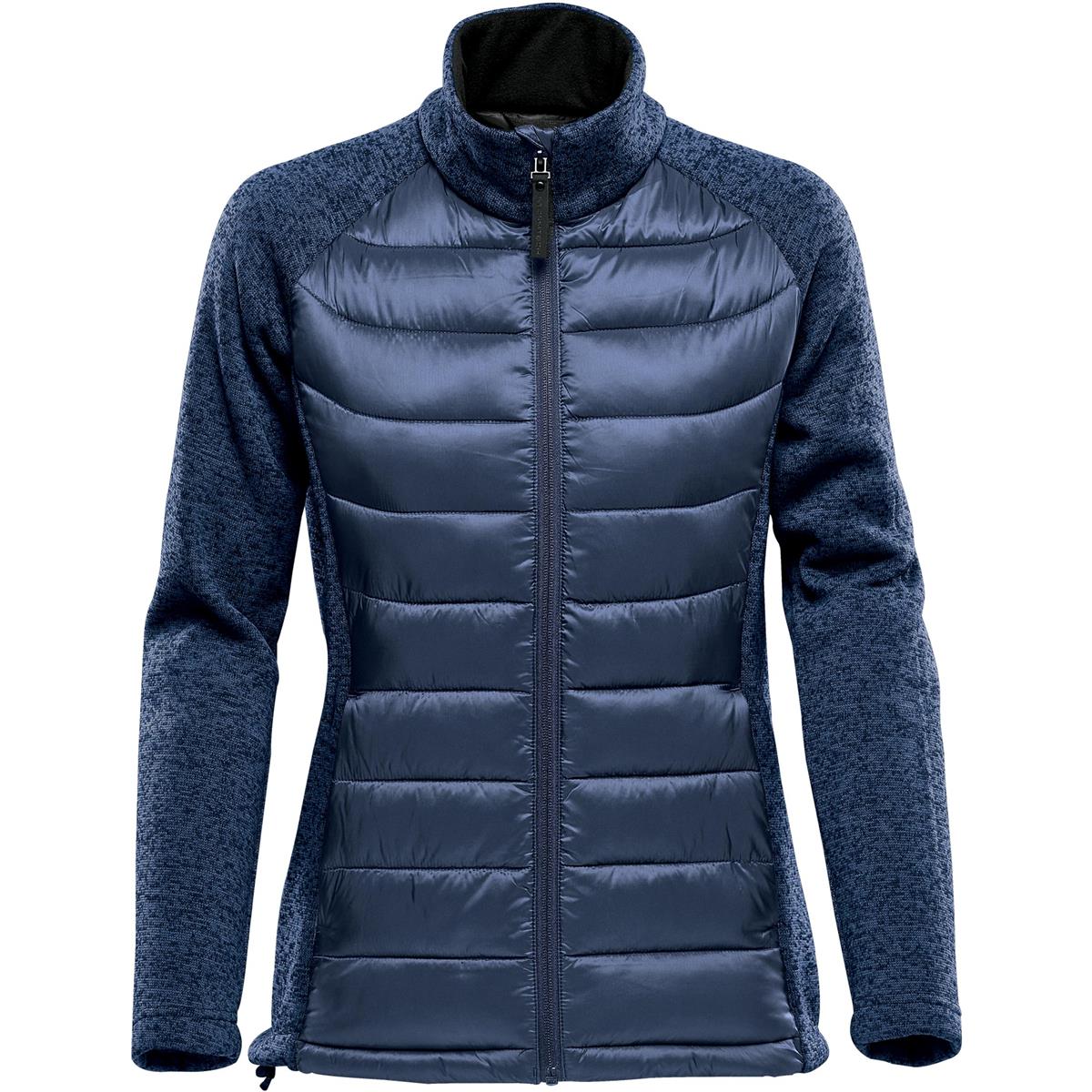 Women's Narvik Hybrid Jacket - Indigo / Indigo Heather - Front