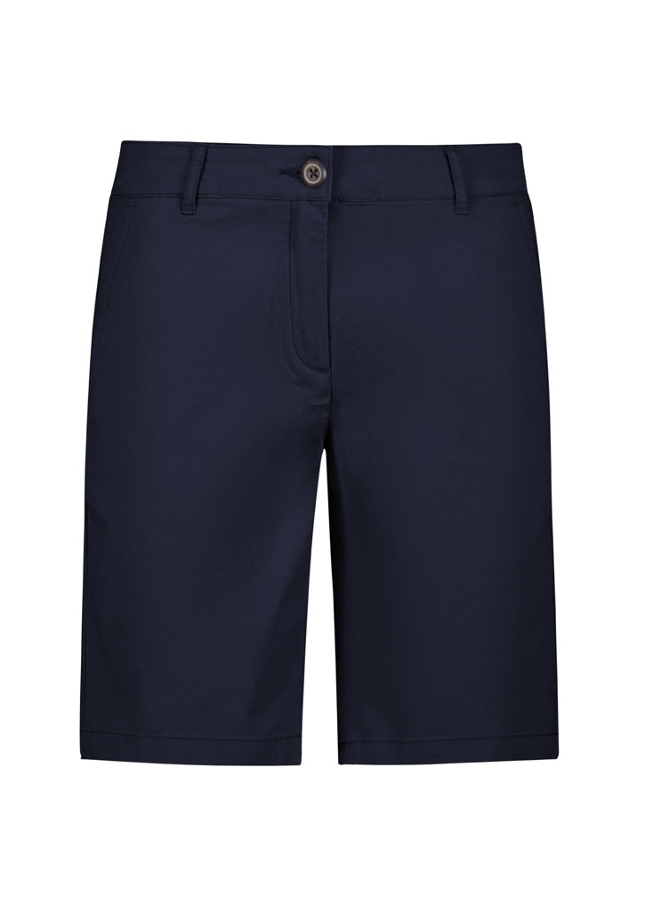 Lawson Womens Chino Short - Navy - Front