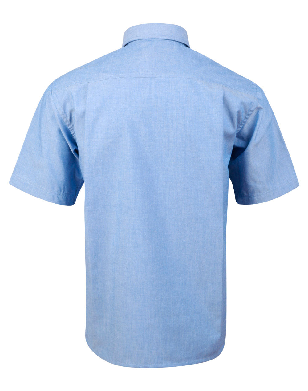 Men's Chambray Short Sleeve - Chambray - Back