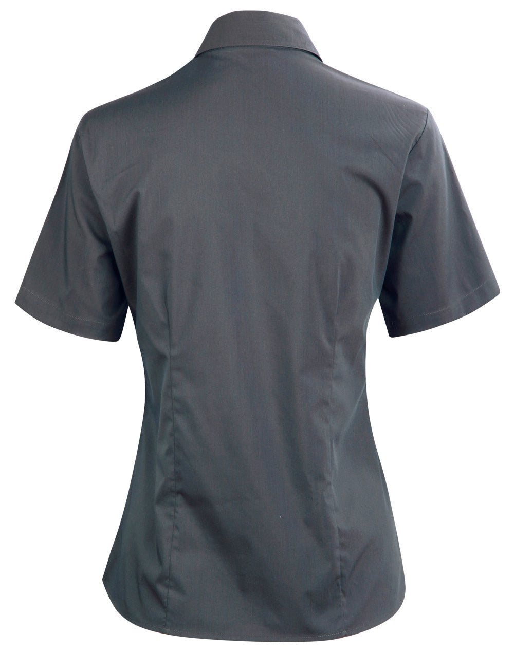 Executive Lady Short Sleeve - Charcoal - Back