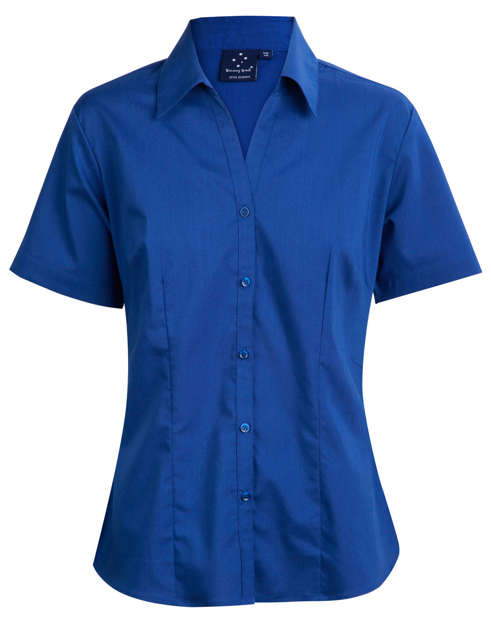 Executive Lady Short Sleeve - Royal - Front