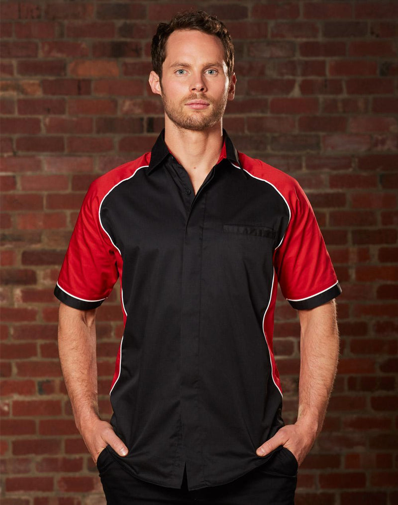 Men's Arena Tri-colour Contrast Shirt