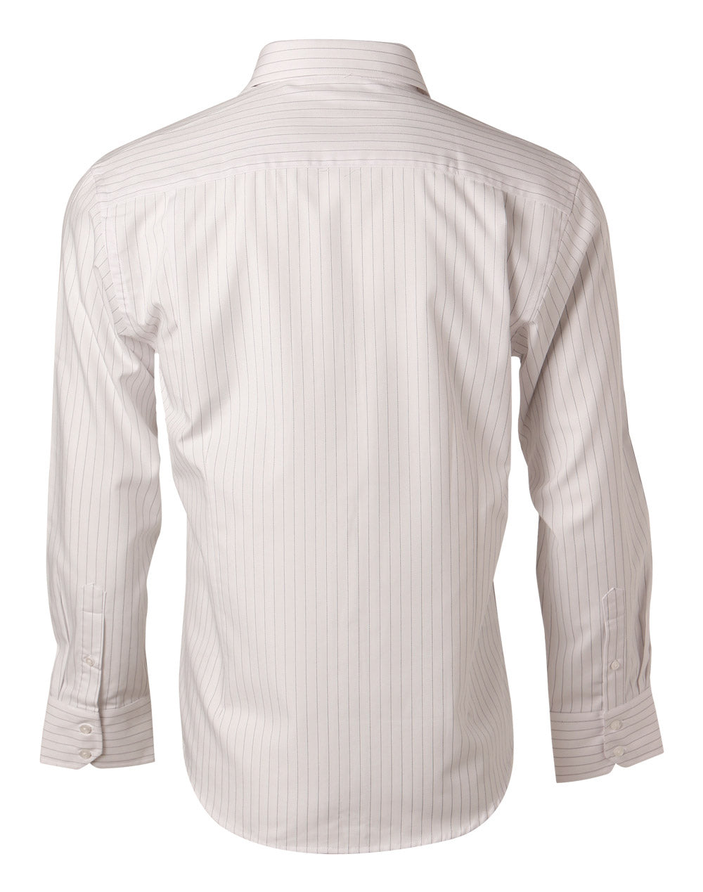 Pin Stripe Mens - White/Charcoal - Back
