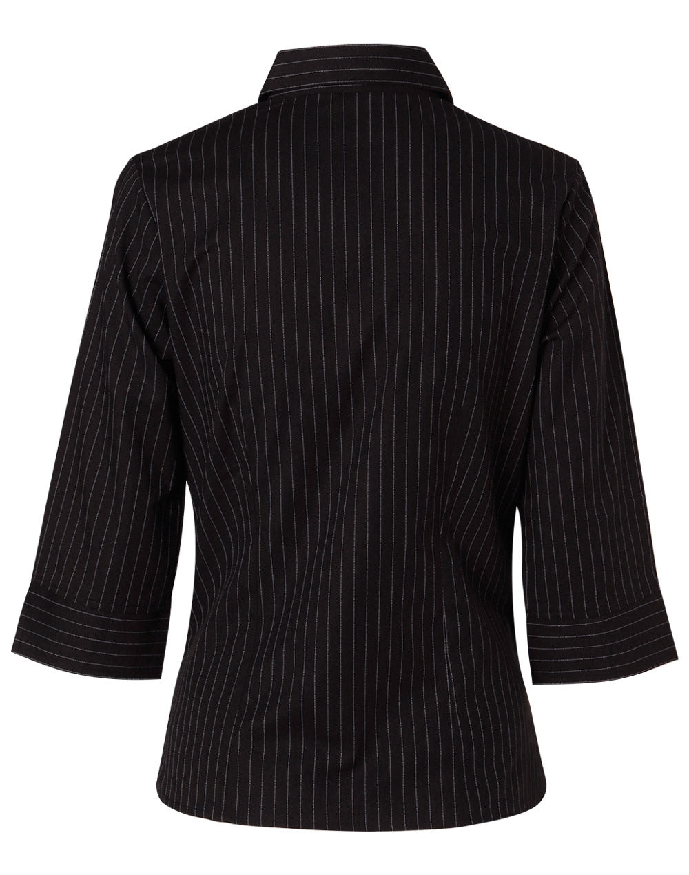 Pin Stripe Ladies - Black/White - Back