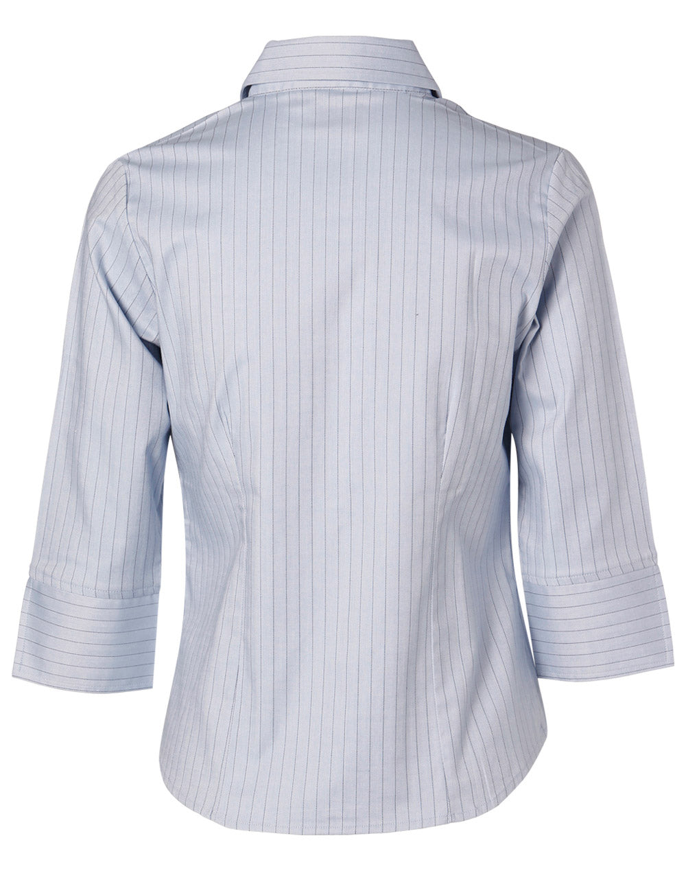 Pin Stripe Ladies - Mild Blue/Navy - Back