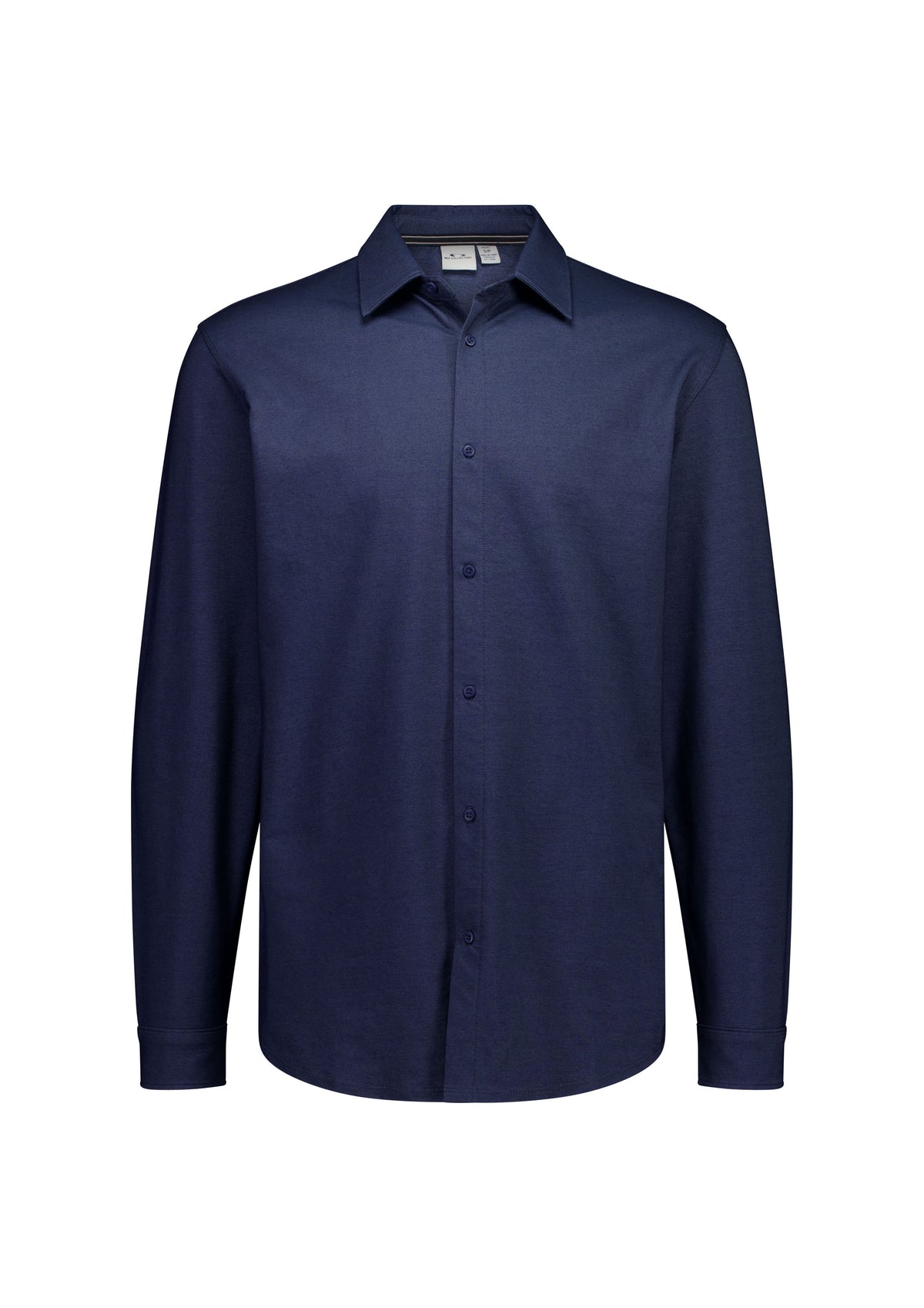 Venture Mens Long Sleeve Shirt - Denim Blue - Front