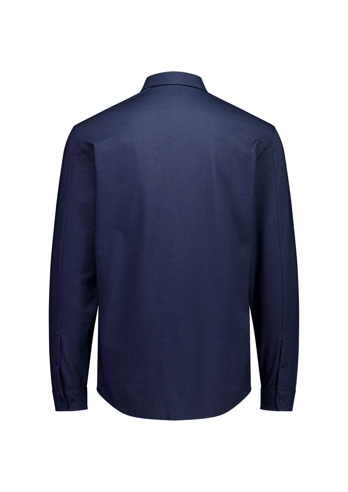 Venture Mens Long Sleeve Shirt - Denim Blue - Back