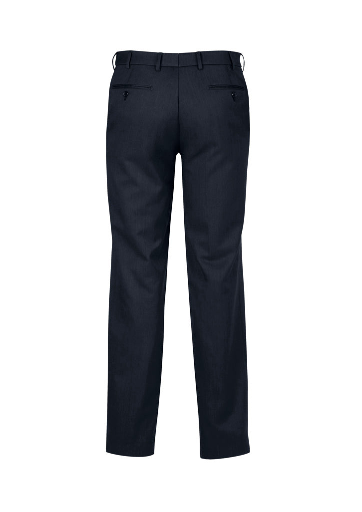 Classic Mens Flat Pant - Navy - Back