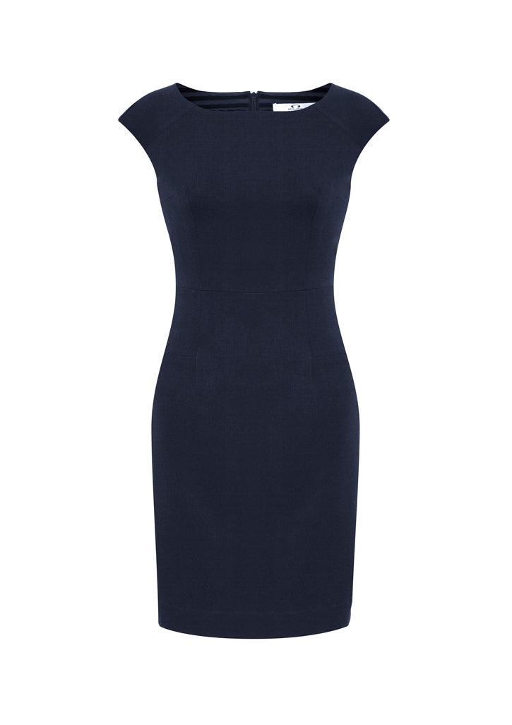 Audrey Womens Dress - Navy - Front