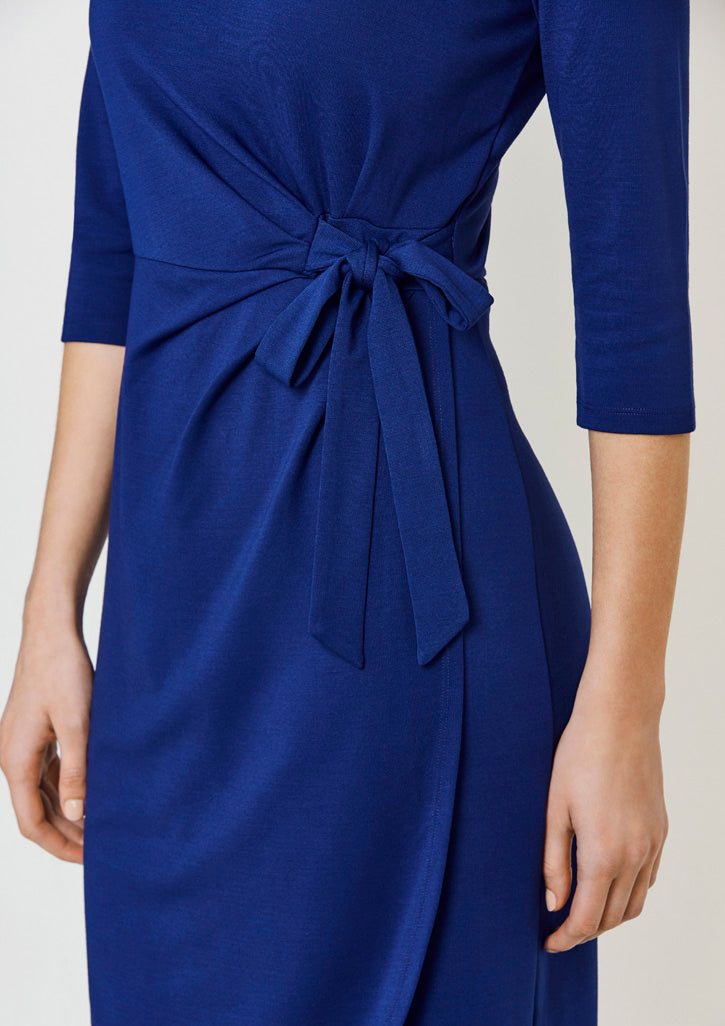 Paris Womens Dress - French Blue - Model