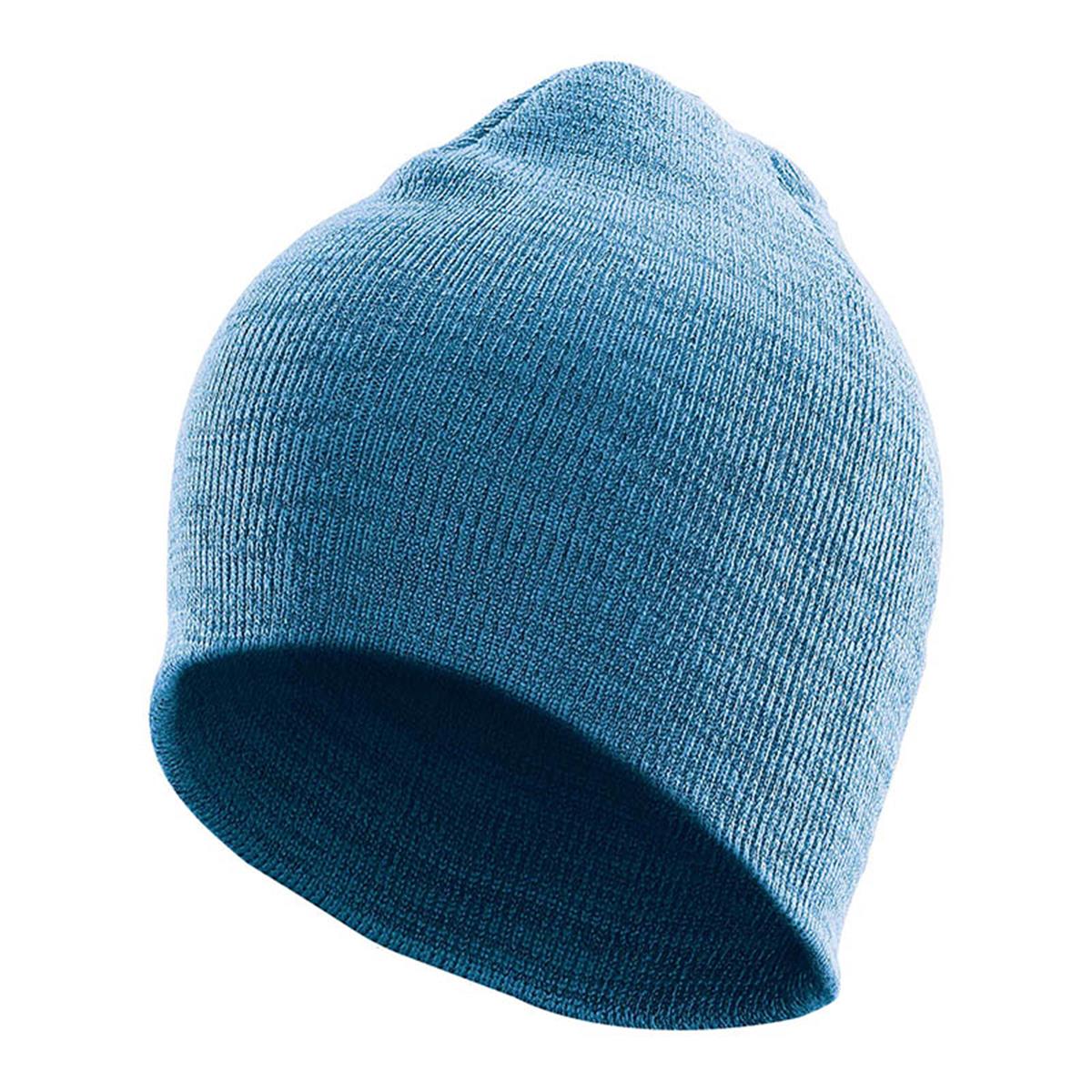 Novarra Knit Beanie - Blue Heather - Front
