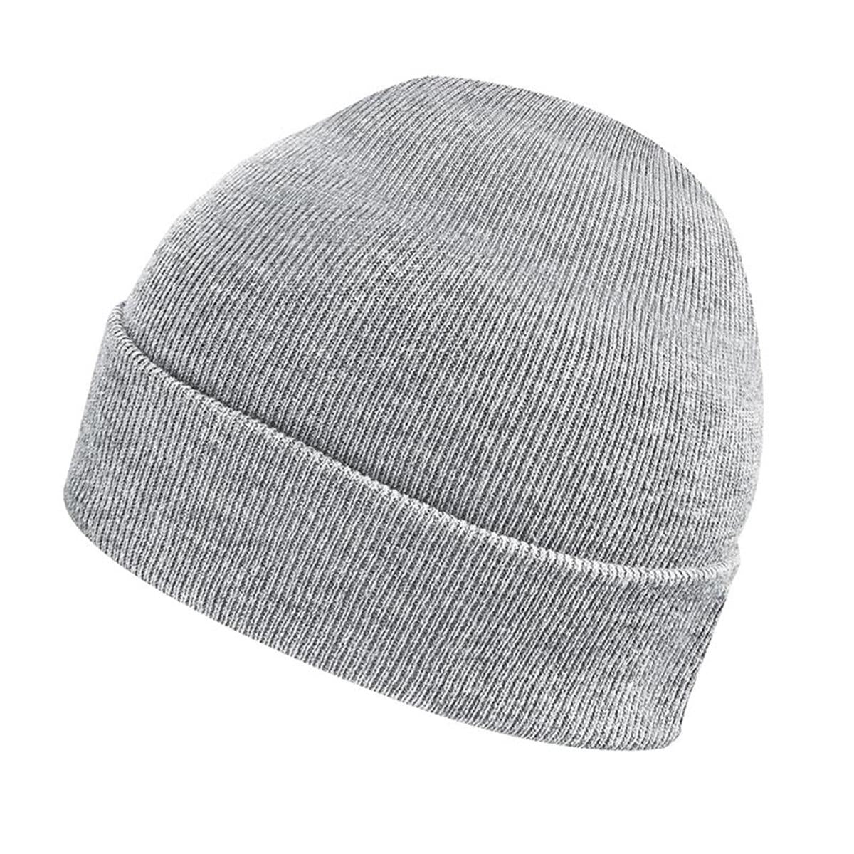Dockside Knit Beanie - Grey Heather - Front