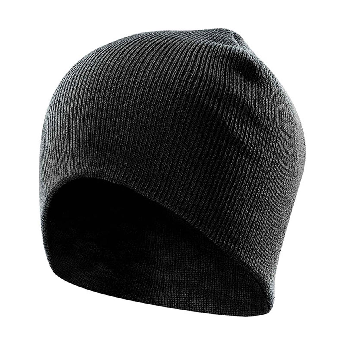 Tundra Knit Beanie - Black - Front