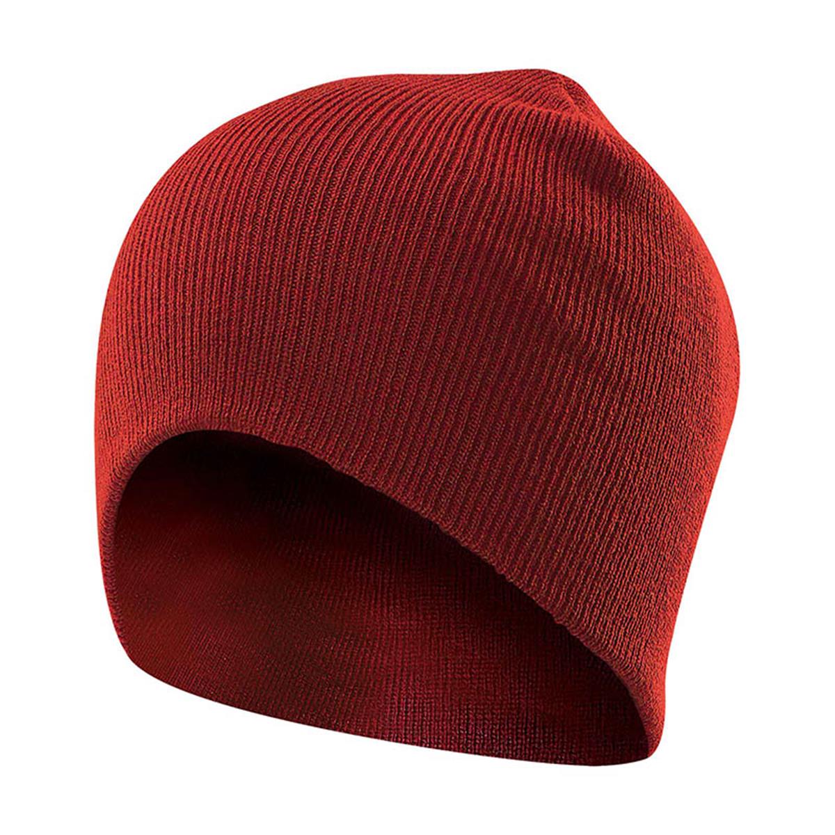Tundra Knit Beanie - Bright Red - Front
