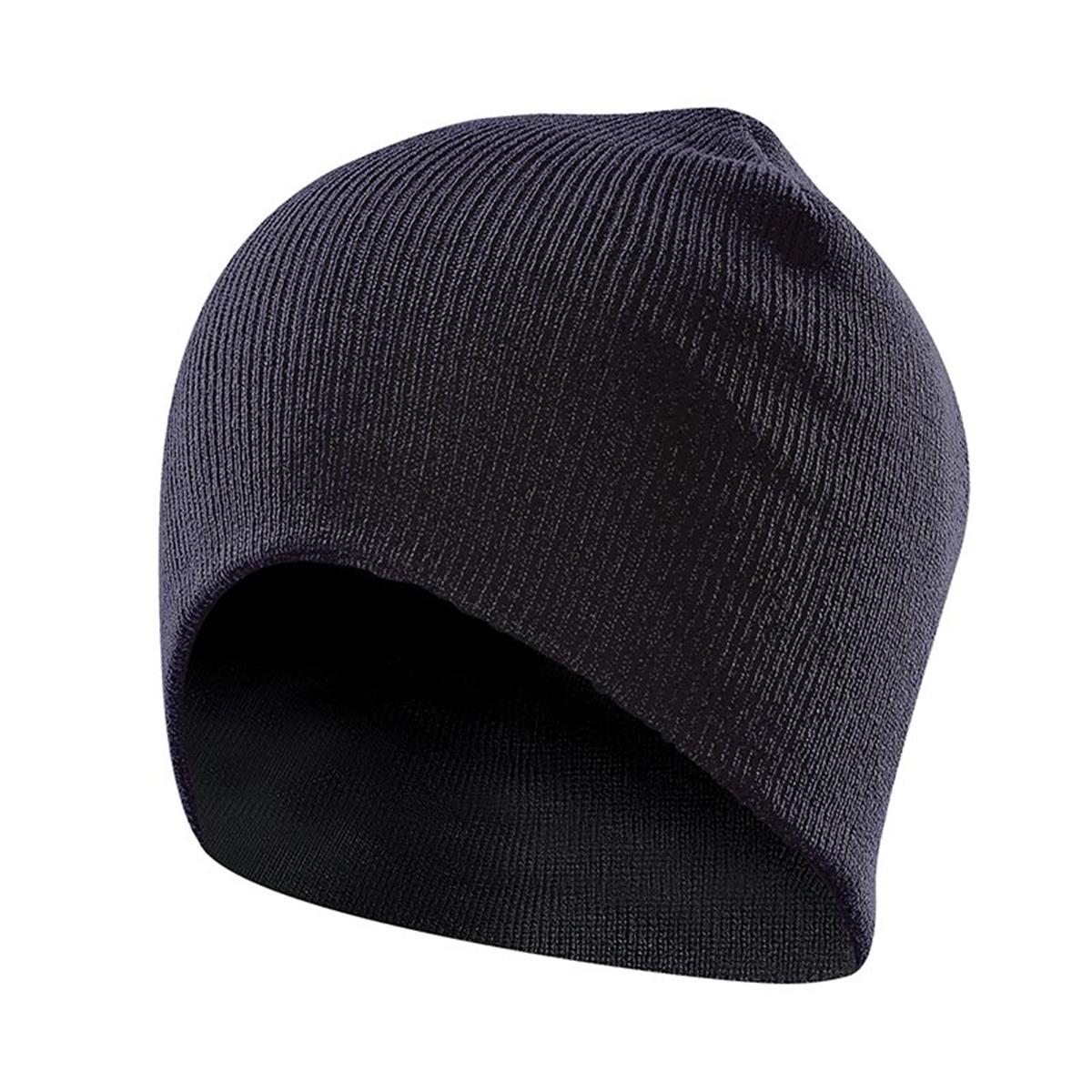 Tundra Knit Beanie - Midnight - Front
