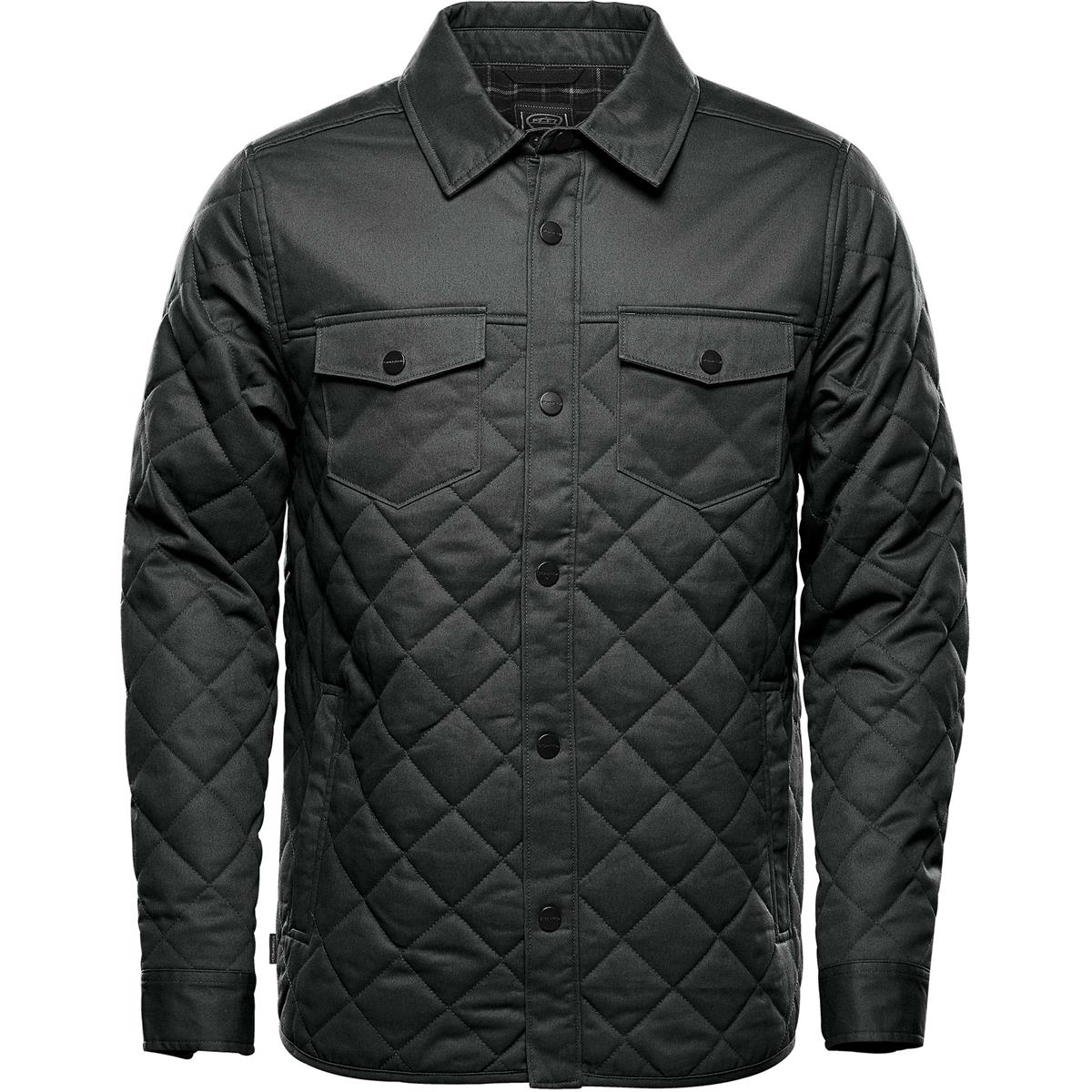 Men's Bushwick Quilted Jacket - Graphite - Front