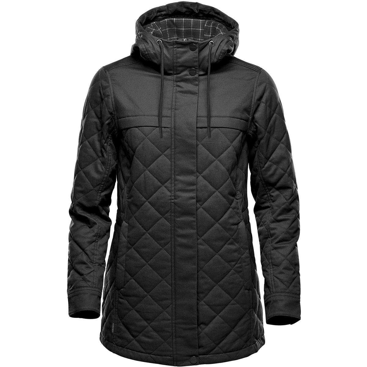 Women's Bushwick Quilted Jacket - Graphite - Front