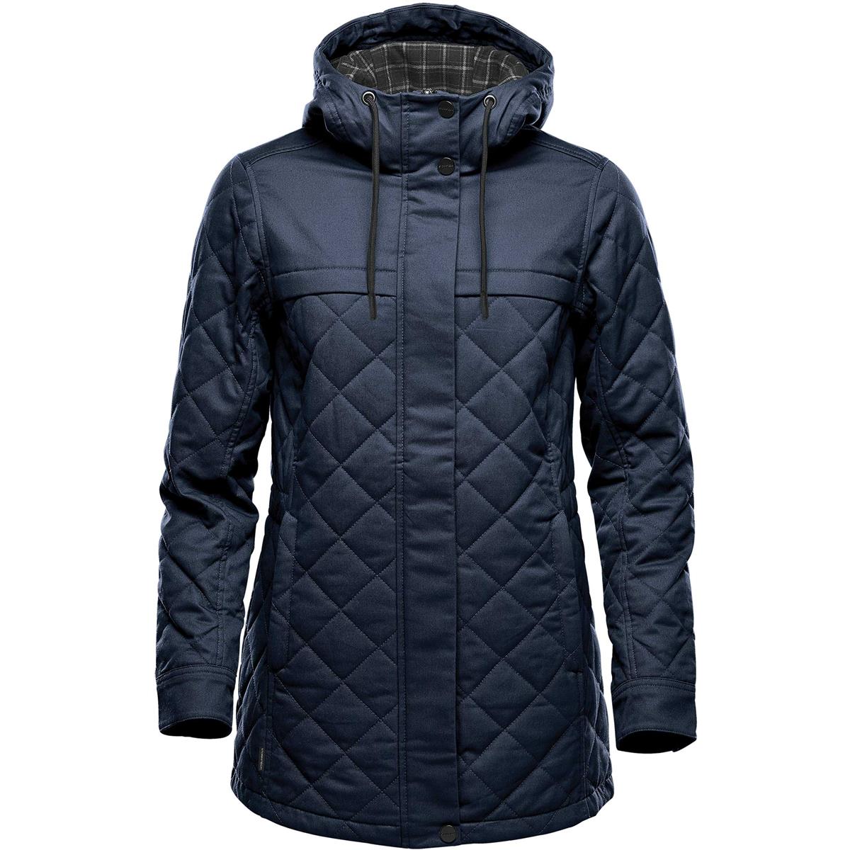 Women's Bushwick Quilted Jacket - Indigo - Front