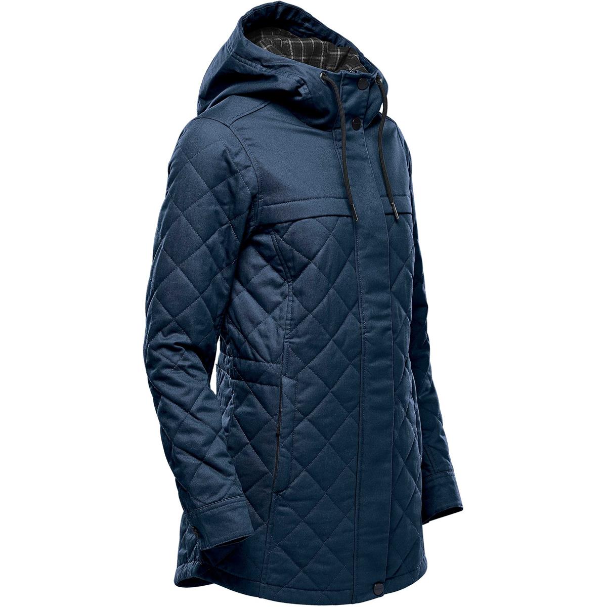Women's Bushwick Quilted Jacket - Indigo - Back