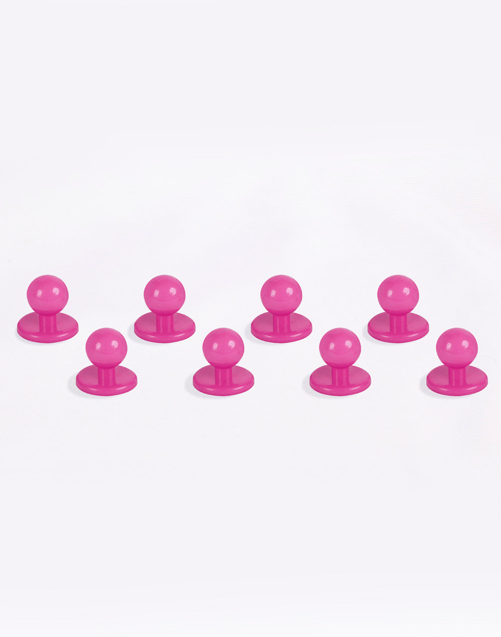 Chef Wear Exchangeable Buttons - Pink - Front