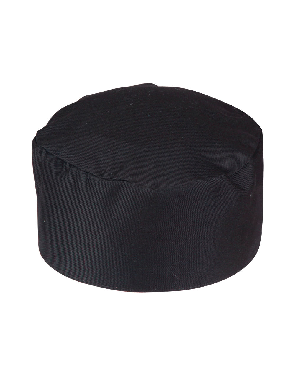 Chef's Cap - Black - Front