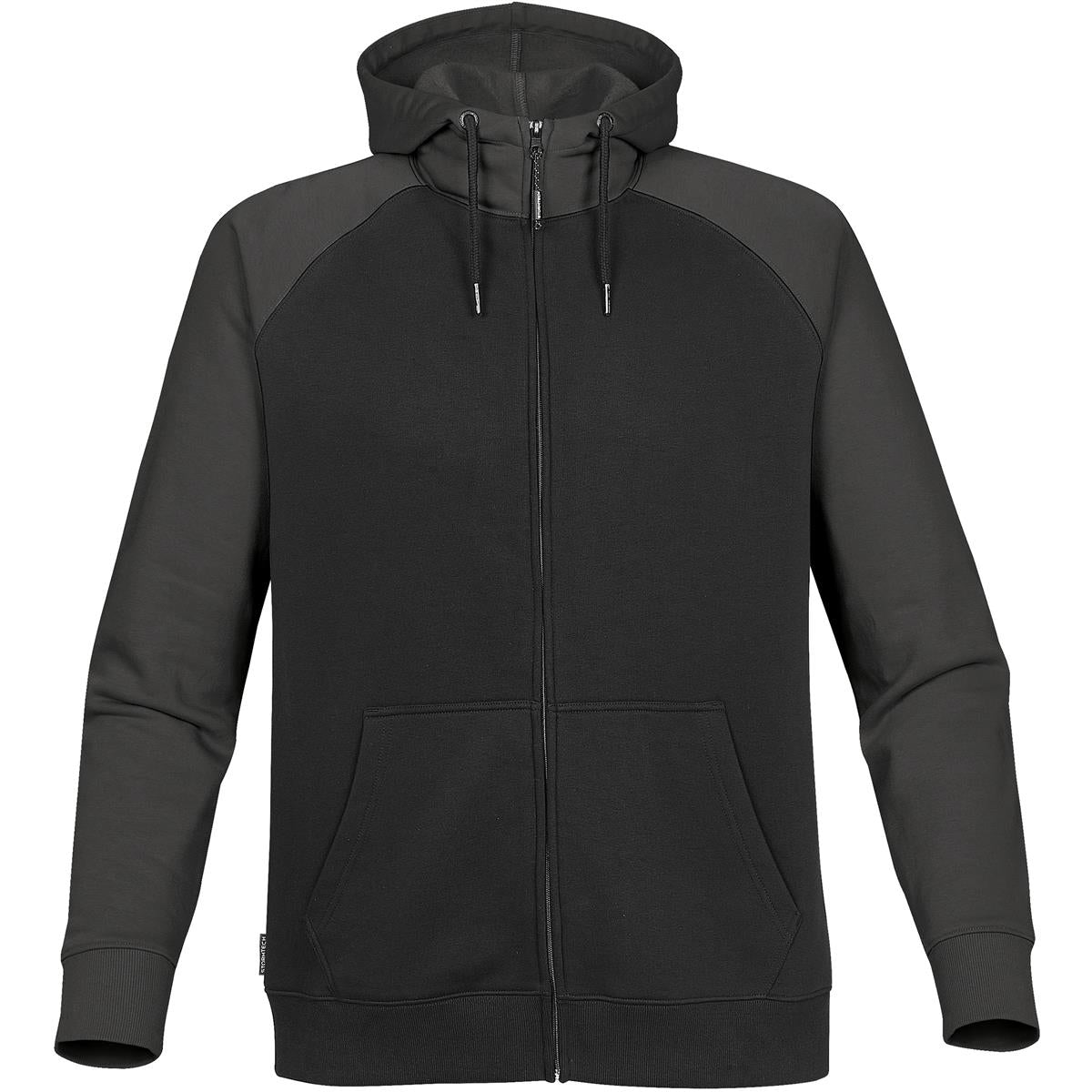 Men's Omega Zip Hoody - Black / Carbon - Front