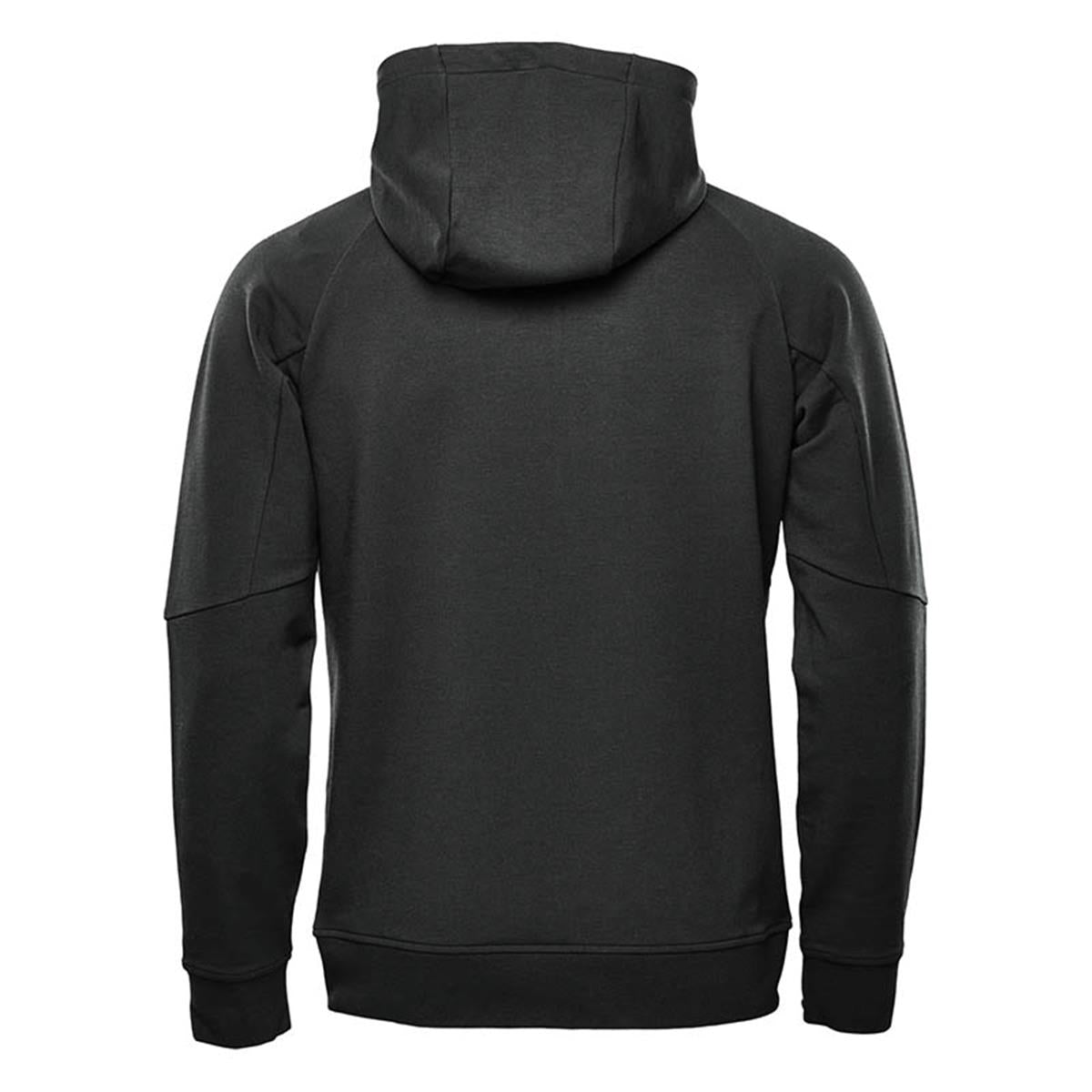 Men's Dockyard Performance Full Zip Hoody - Black - Back