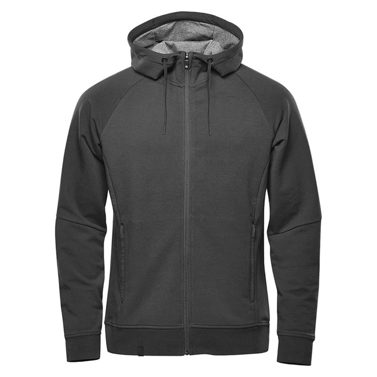 Men's Dockyard Performance Full Zip Hoody - Dolphin - Front