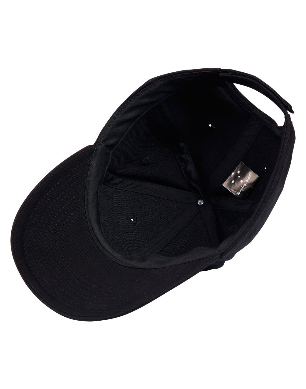 Heavy Brushed Cotton Cap - Black - View