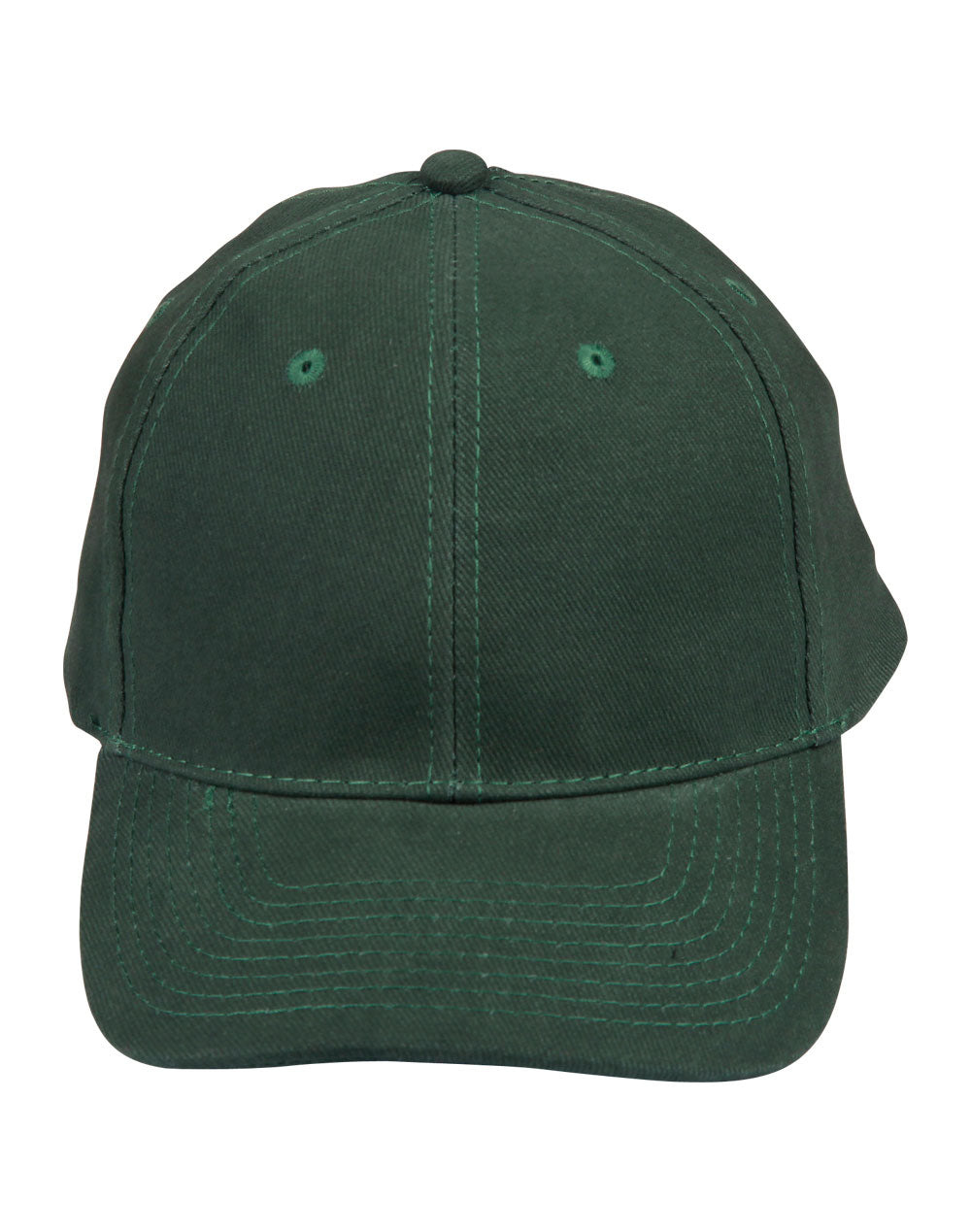 Heavy Brushed Cotton Cap - Bottle - Front