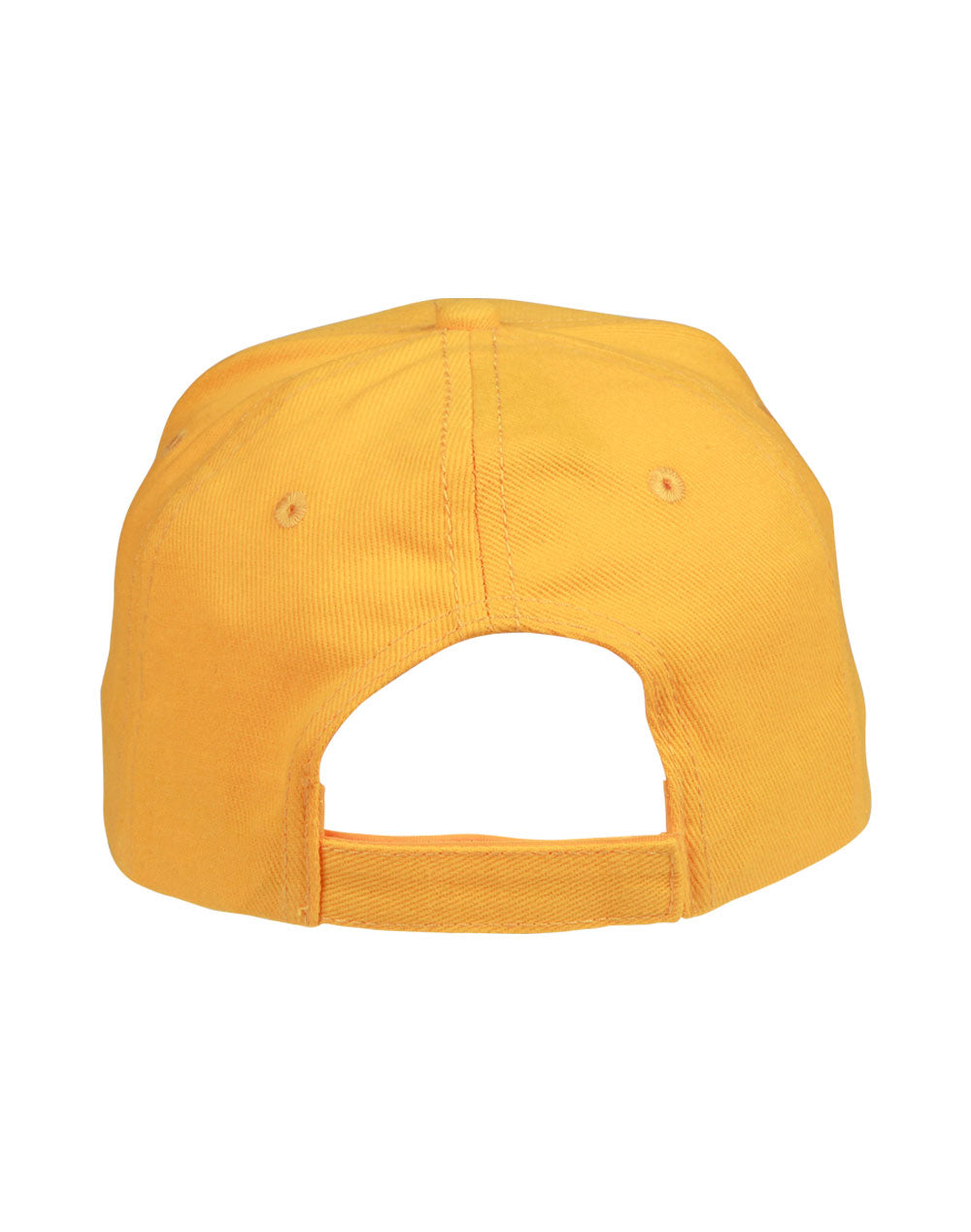 Heavy Brushed Cotton Cap - Gold - Back