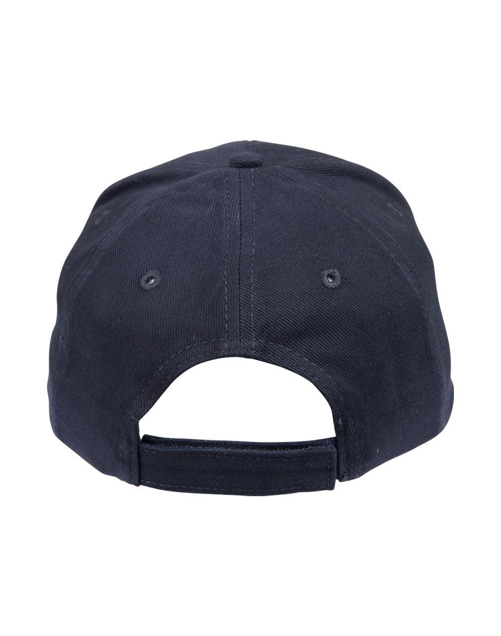Heavy Brushed Cotton Cap - Navy - Back