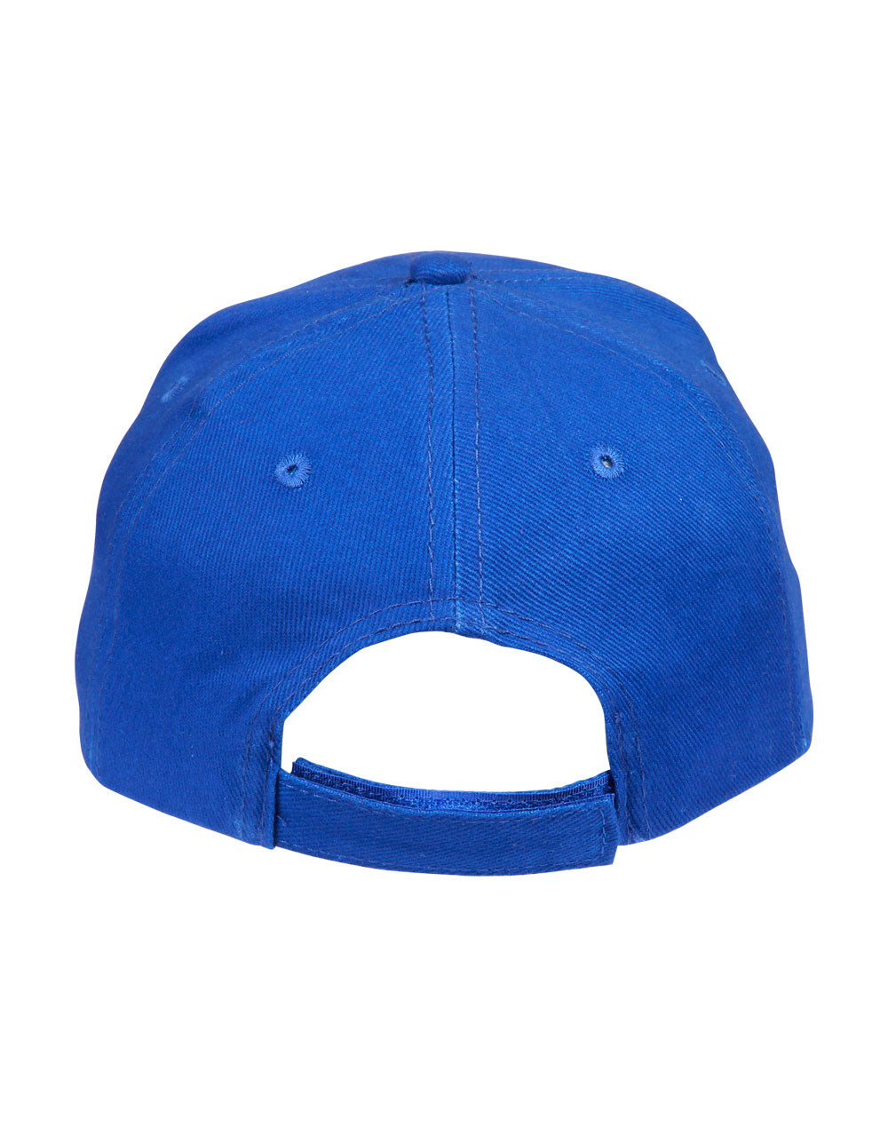 Heavy Brushed Cotton Cap - Royal - Back