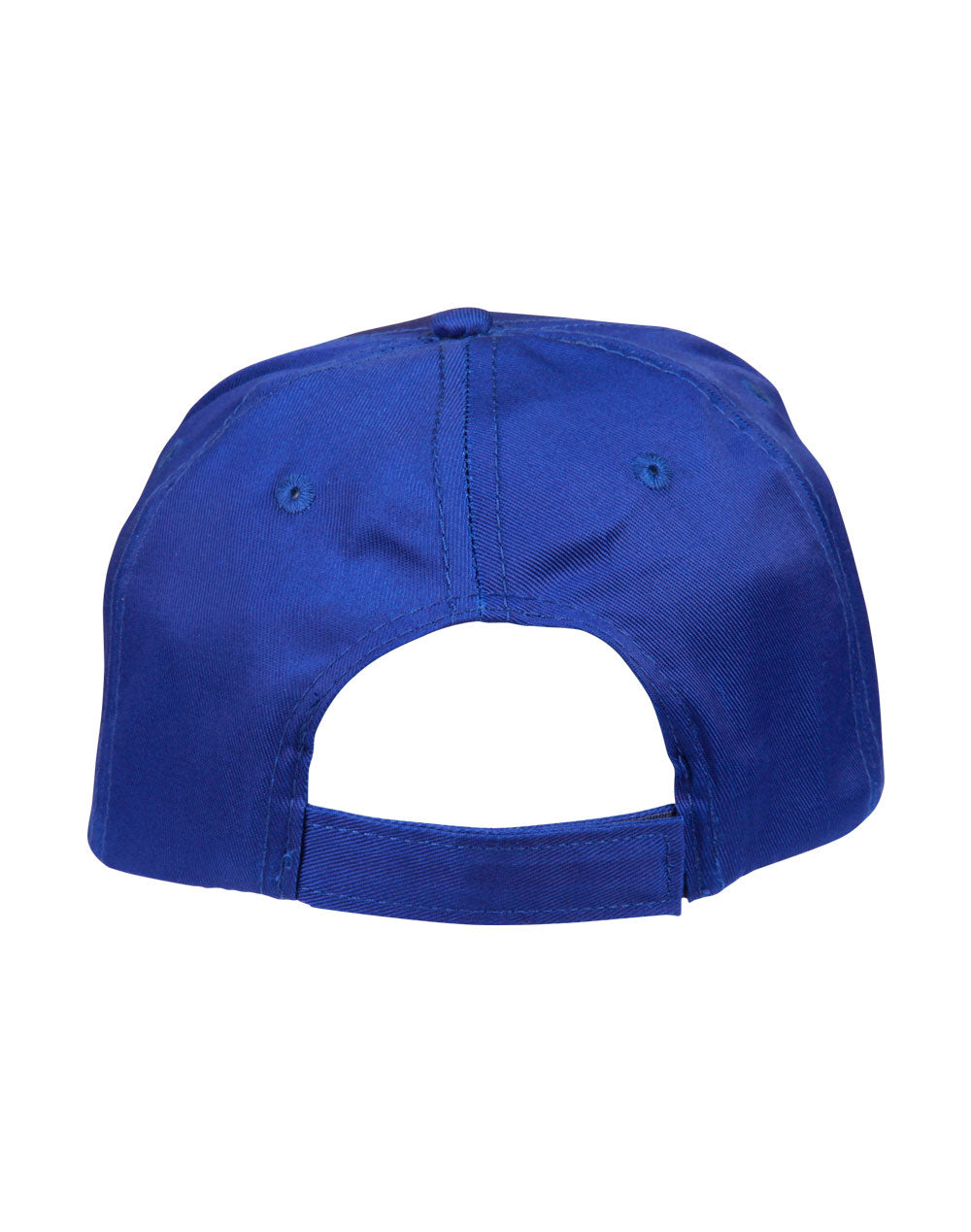 Polycotton Twill Cap - Royal - Back