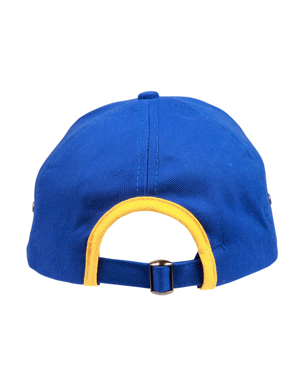 Peak & Back Trim Cap - Royal/Gold - Back
