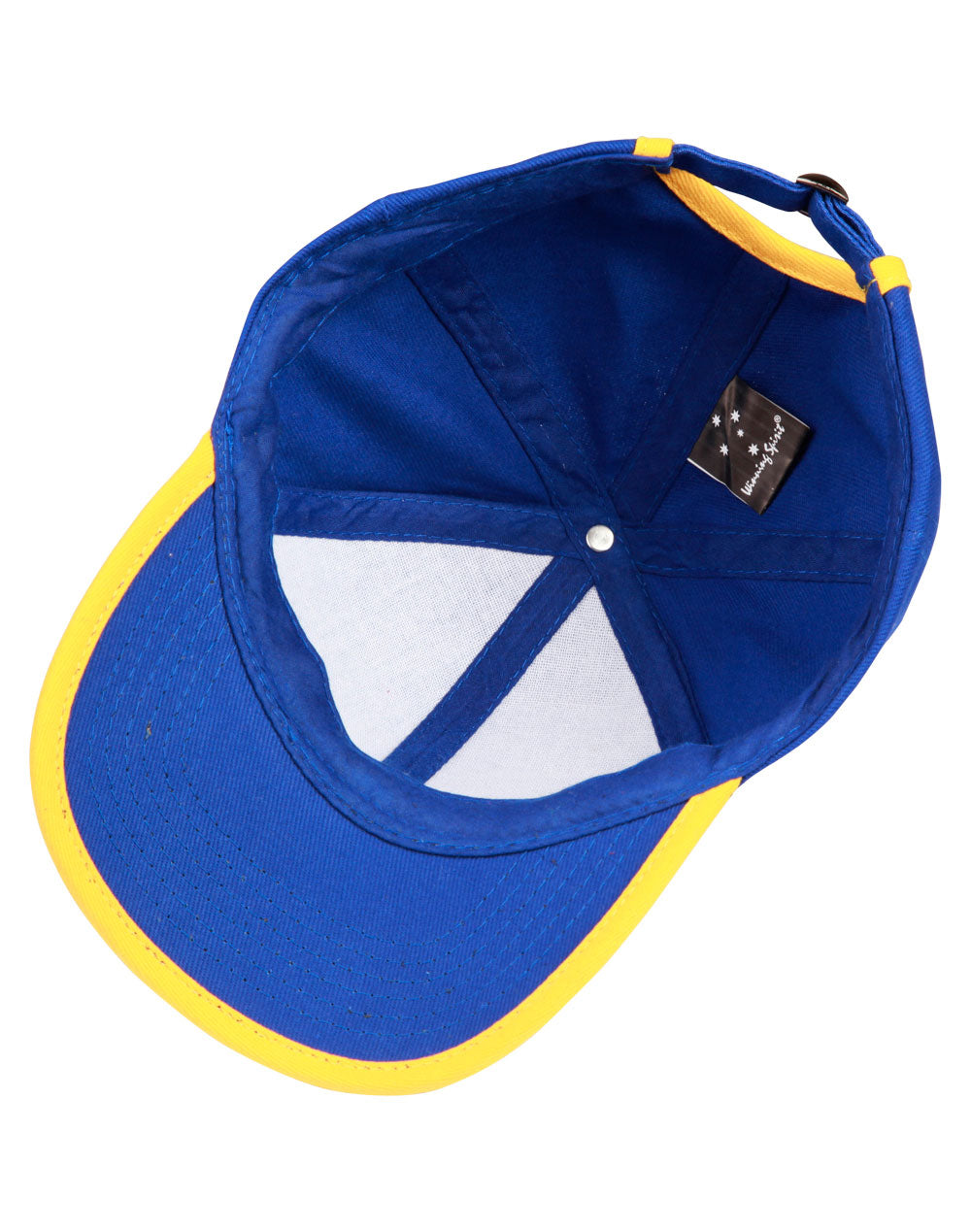 Peak & Back Trim Cap - Royal/Gold - View
