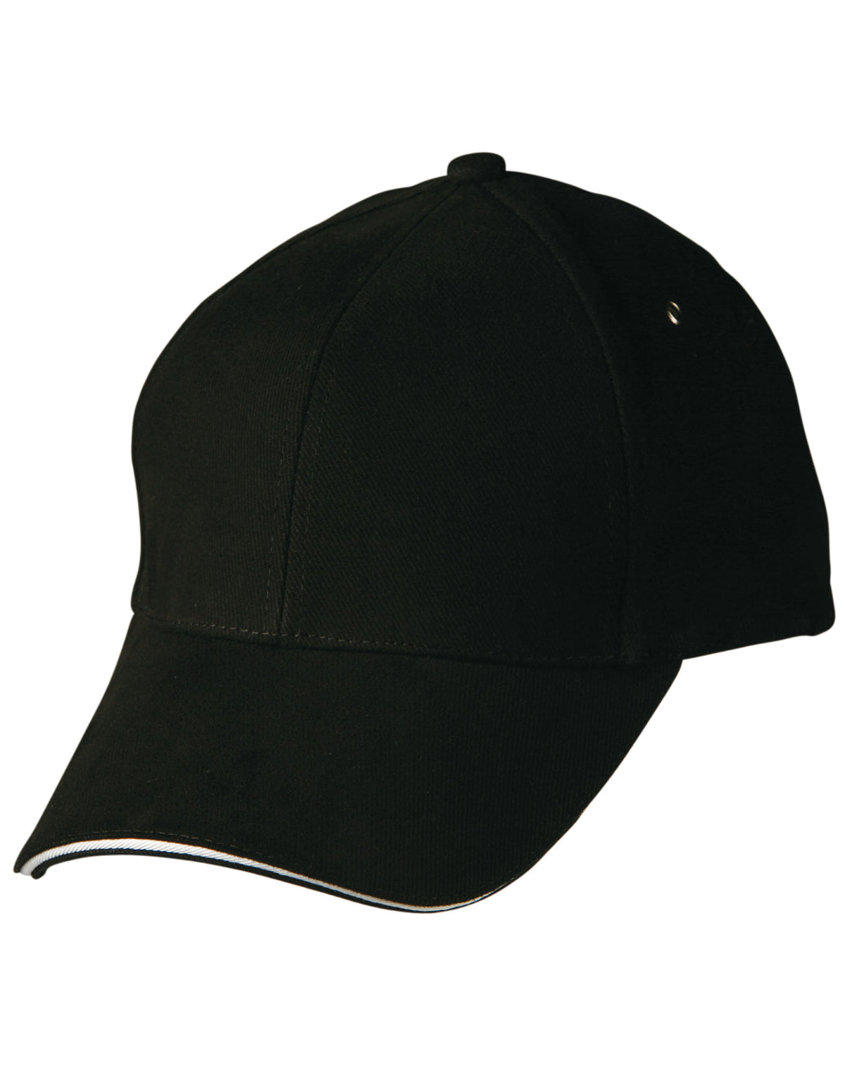 Sandwich Peak Cap - Black/White - Front