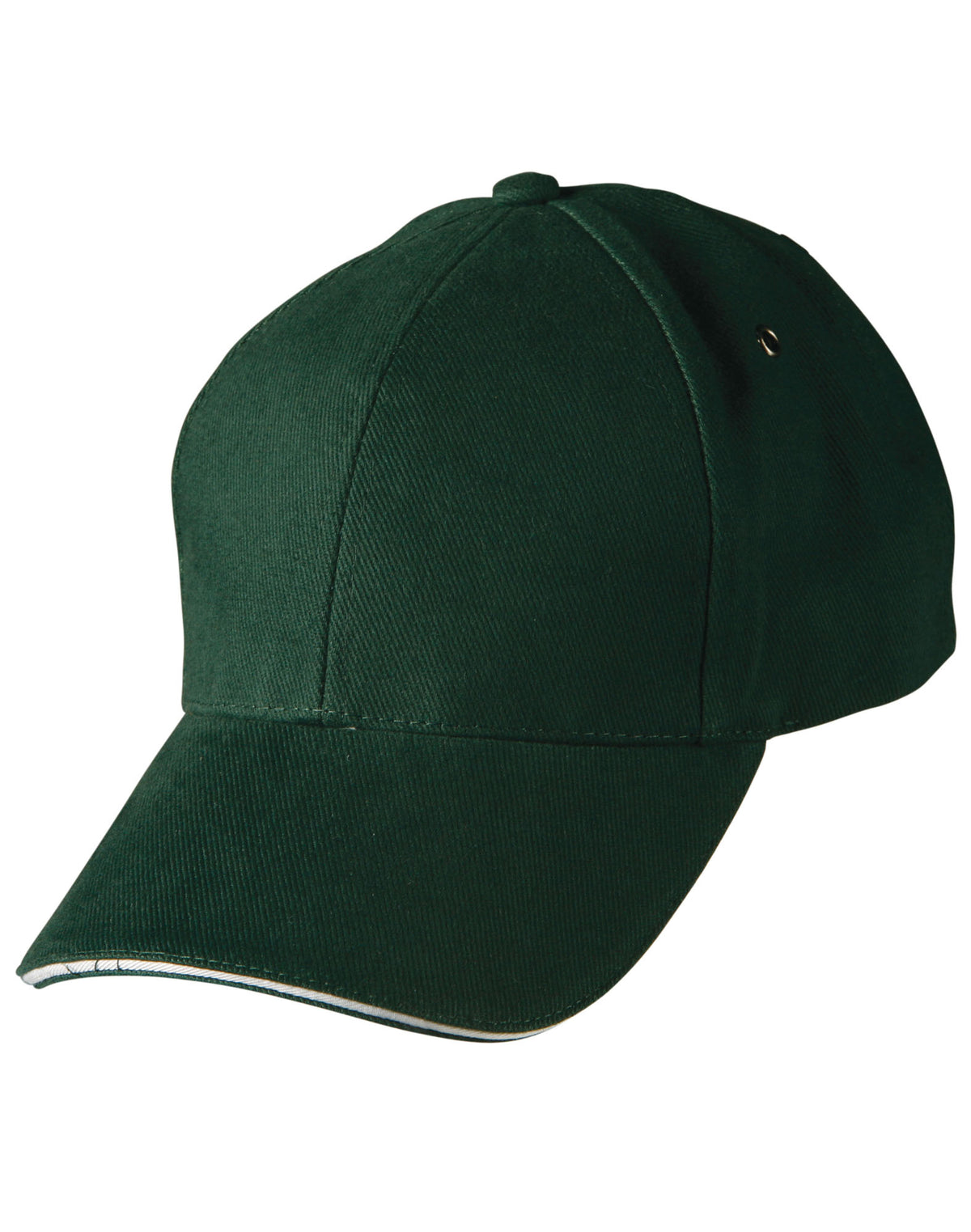Sandwich Peak Cap - Bottle/White - Front