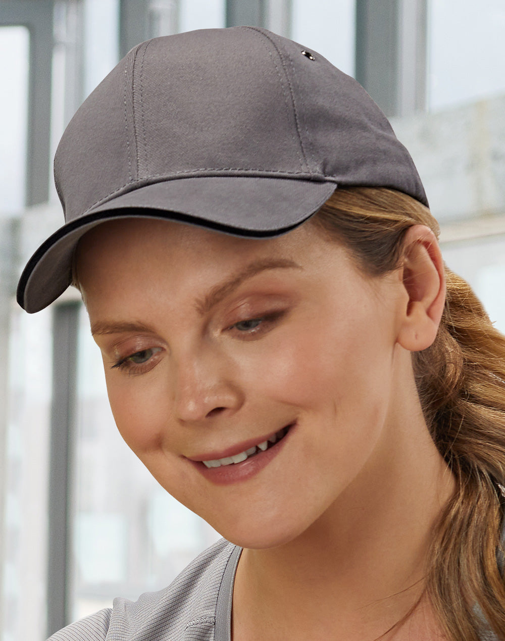Sandwich Peak Cap - Grey/Black - View