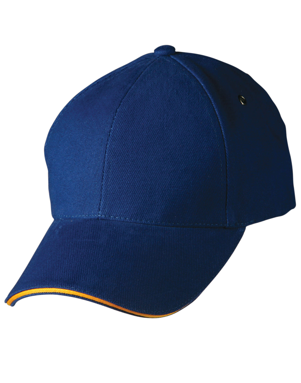 Sandwich Peak Cap - Royal/Gold - Front