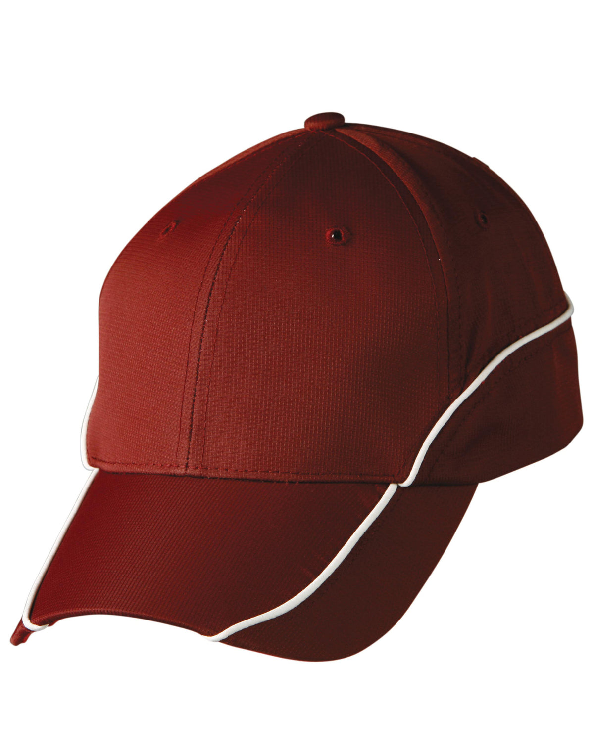 Contrast Lining Cap - Maroon/White - Front