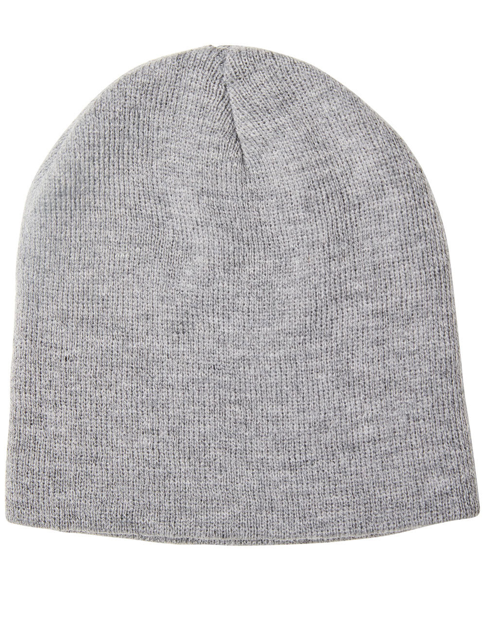 Marl Slouch Beanie - Marl Grey - Front