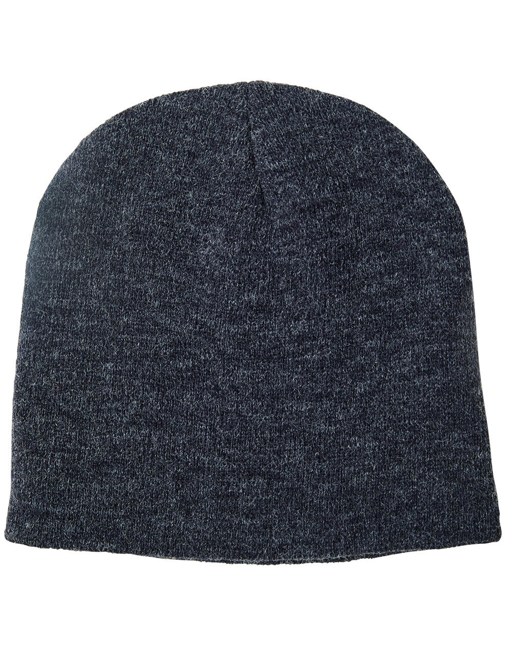 Marl Slouch Beanie - Marl Navy - Front