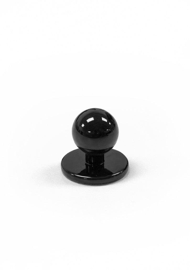 Chef Jacket Button - Black - Front