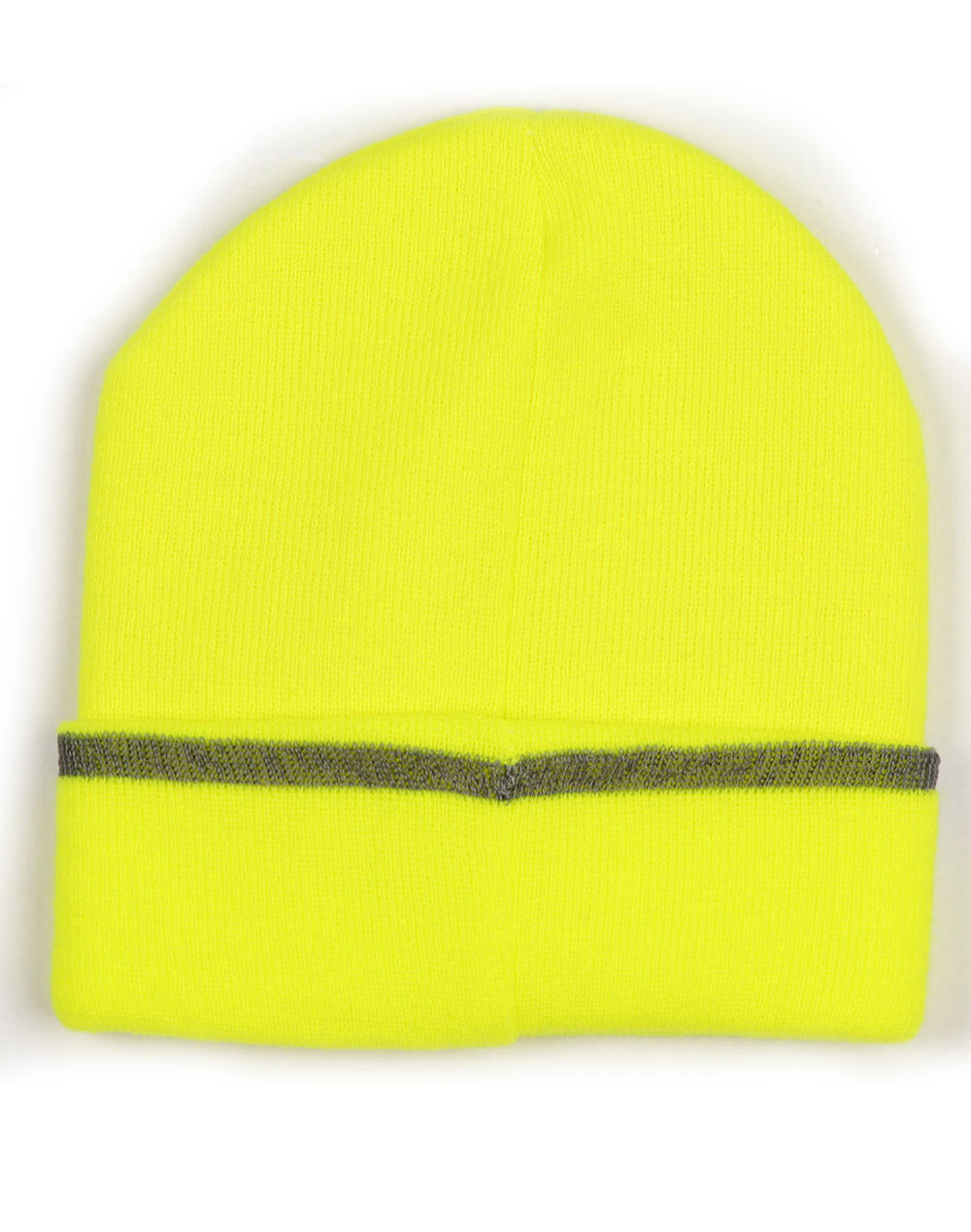 Thinsulated Cuff Beanie - Fluoro Yellow - Back