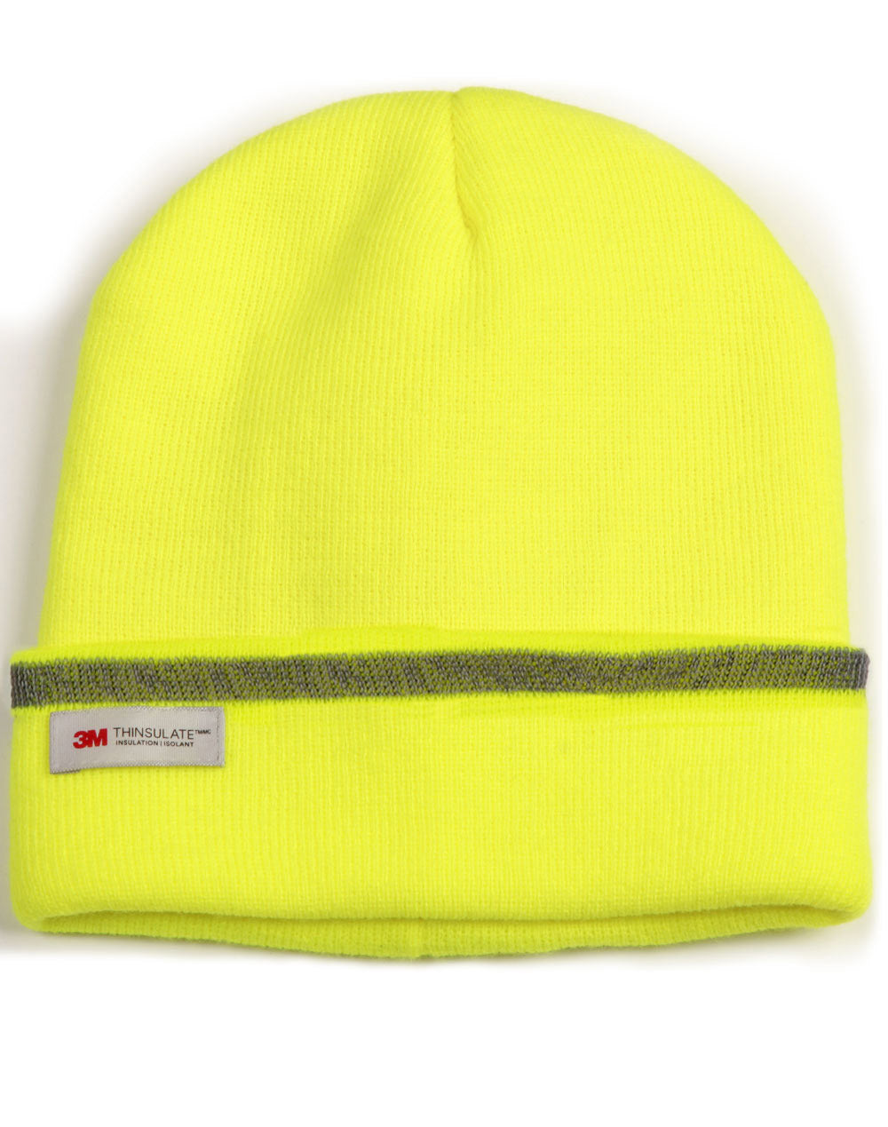 Thinsulated Cuff Beanie - Fluoro Yellow - Front